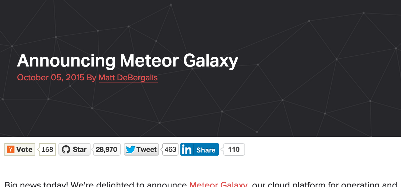 meteor galaxy